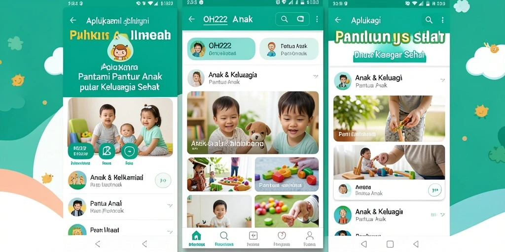 Screenshot utama OH222 menampilkan antarmuka pemantauan anak yang intuitif.