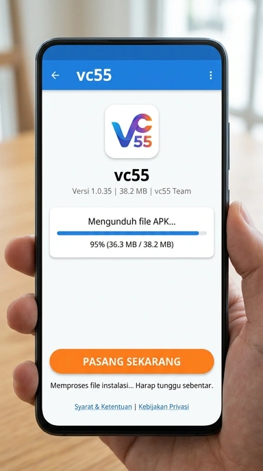 Tampilan halaman APK vc55
